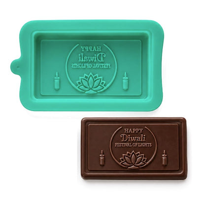 Happy Diwali Chocolate Bar Silicone Mold | MLD- CFM497