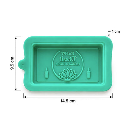 Happy Diwali Chocolate Bar Silicone Mold | MLD- CFM497