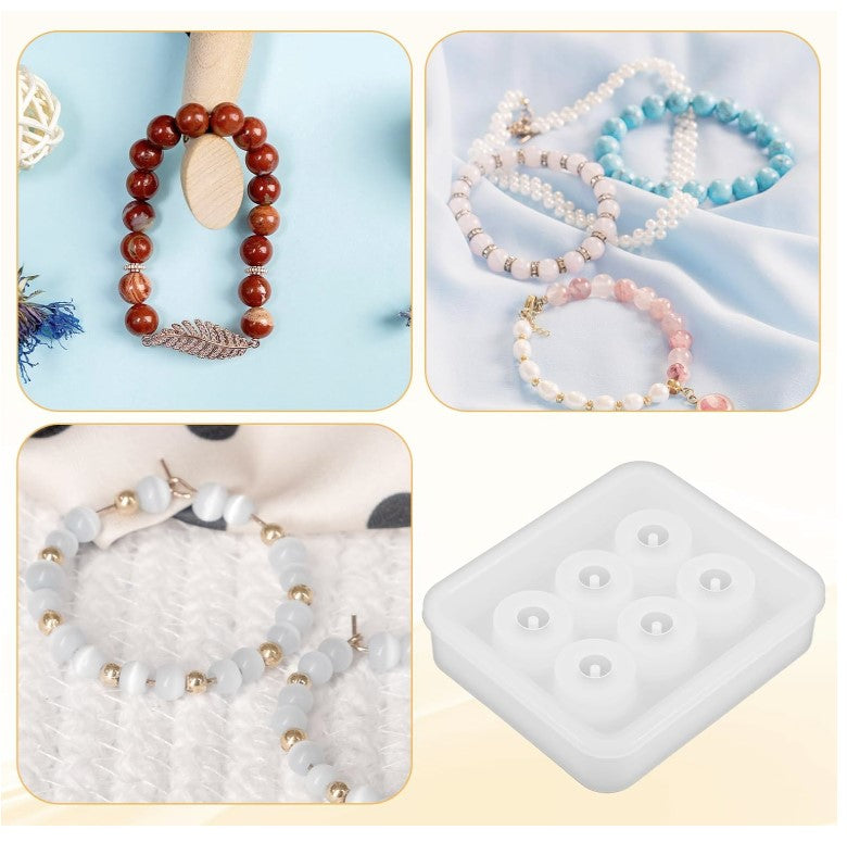 Round Bead Silicone Mold Set for Resin Jewellery Making | MLD-CFM509