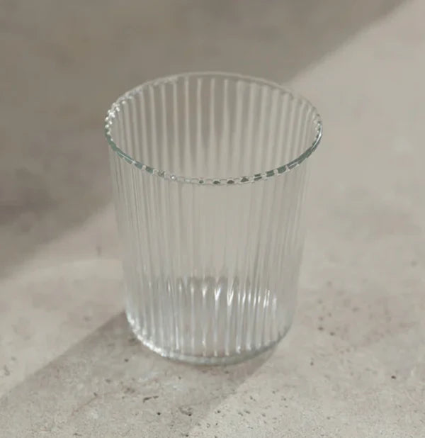 Crinked Glass Jar Pack Of 6 Pcs PM399