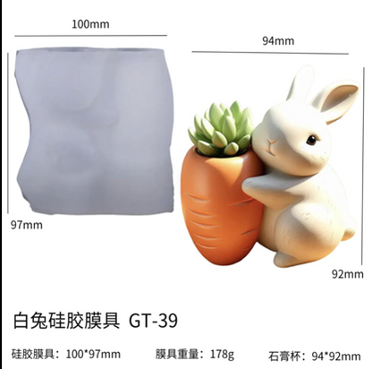 Cuddly Bunny Pot Planter ARM441