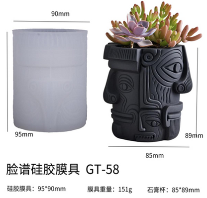 Moai head planter ARM454