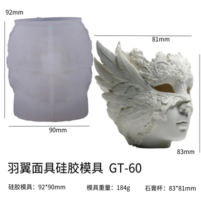 Winged Mask Silicon Mold ARM456