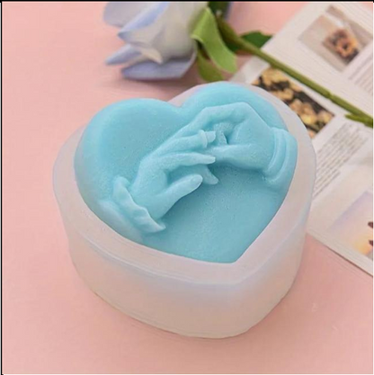 Heart Shape Couple Hand Mold WCM662 (OWN)