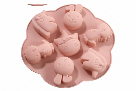 Joyful Animal Faces Mold l SSM245