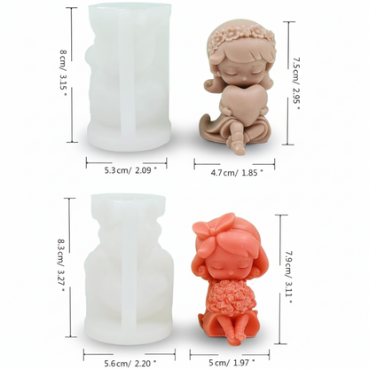 Blossom Girl Candle Mould