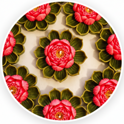WCM904 Lotus Bloom Charm Candle Mold