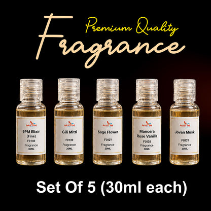 Premium Fragrance Set – Pack of 5 (30ml Each) | FO141