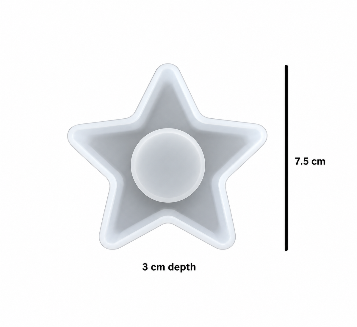 Star Tealight Holder Silicone Mold | MLD-ARM597