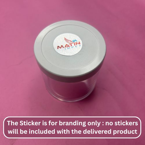 PM083 100g Acrylic Jar White Cap PM083