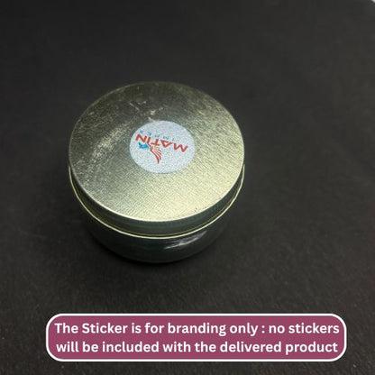 100g PET Jar Golden Cap 25 pcs PM154 Jii