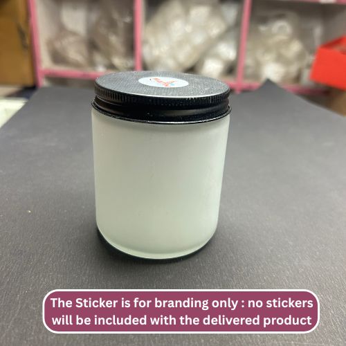 250ml Frosted Black Cap 6 pcs PM236