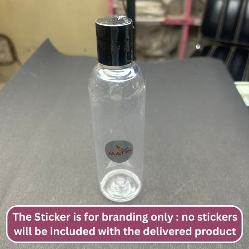 200ml Flip Top Black Cap 25pcs PM059