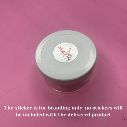 50g Acrylic Jar White Cap PM082