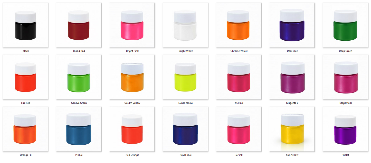 Acrylic FLP solid concrete colours 25 Grams