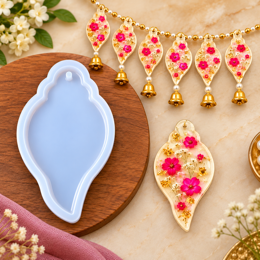 Sankh Toran Hanging Pendant Silicone Mold
