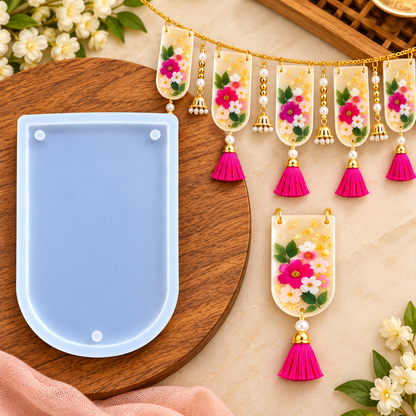 Tilak / Arch Shaped Toran Pendant Silicone Mold