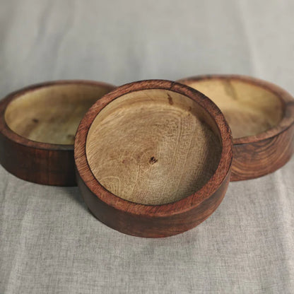 Round Wooden Bowl (12.2cm) WC022