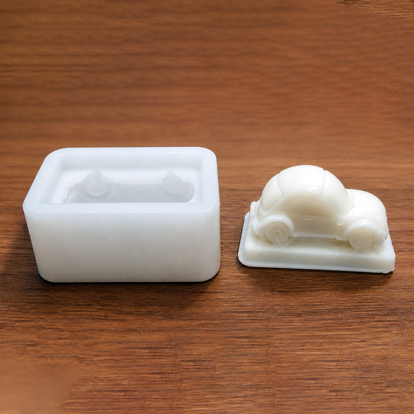 Vintage Beetle Car Silicone Mold 
