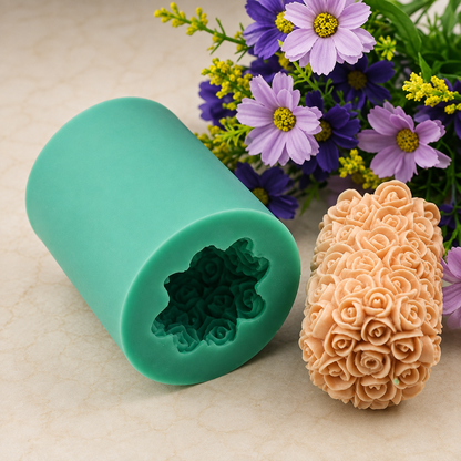 3D Rose Candle WCM002