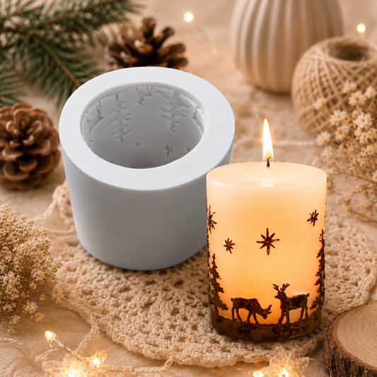 WCM004 Deer Candle Mold