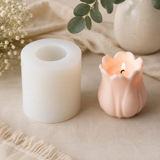 WCM017 Tulip Candle Mold