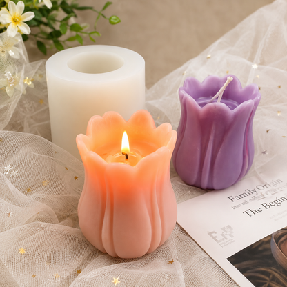 WCM017 Tulip Candle Mold