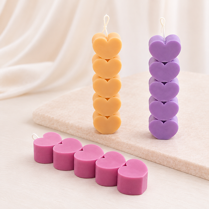 WCM028 5 Hearts Mold(own)