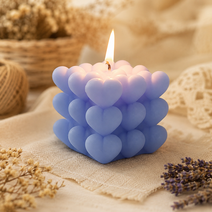 WCM050 Cubic Love / heart bubble / Heart mold