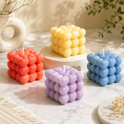 WCM050 Cubic Love / heart bubble / Heart mold