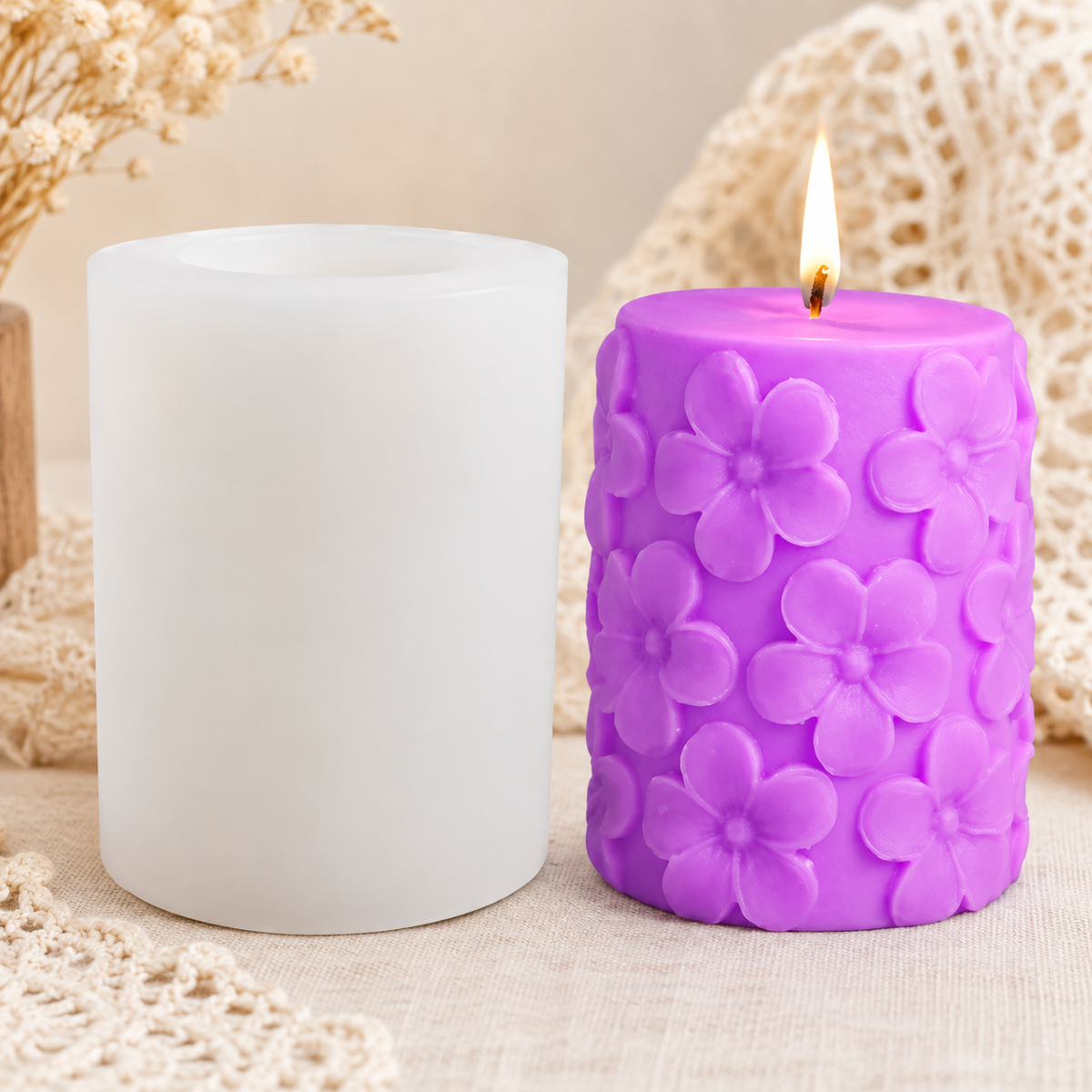 WCM084 Flower Pillar