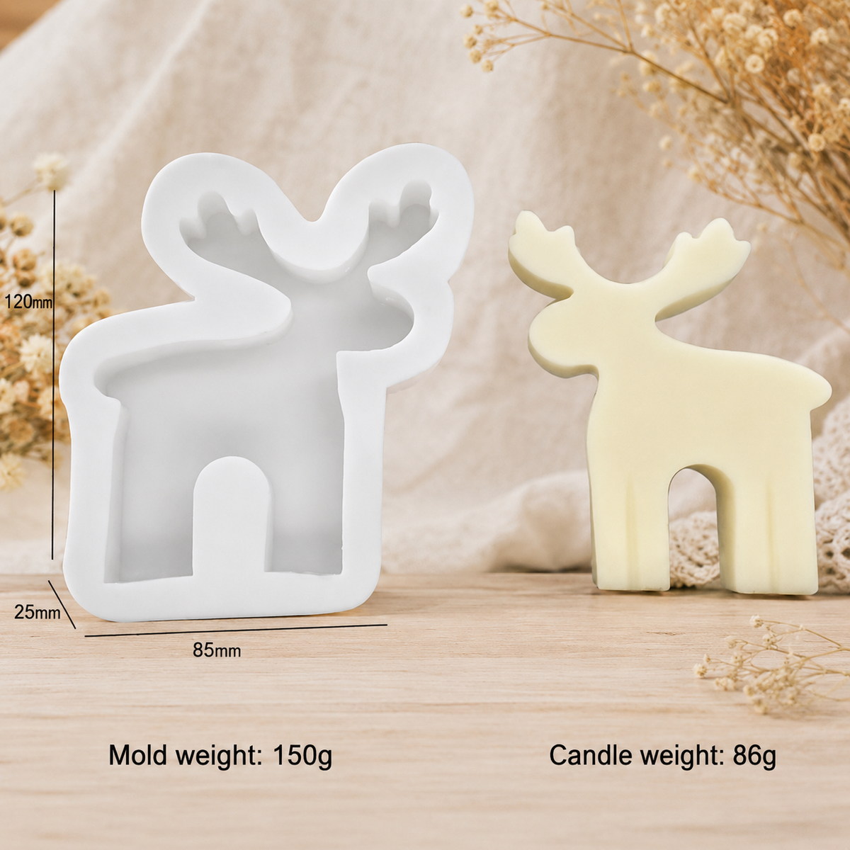 Rein deer Mold WCM091 (heavy quality)(own)