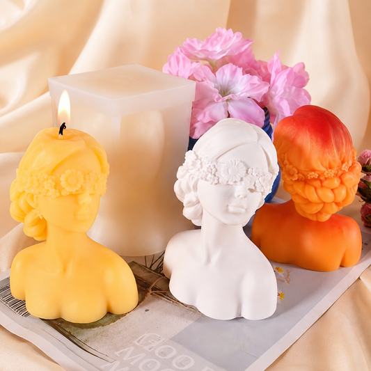 Flower Blindfold Lady I WCM106