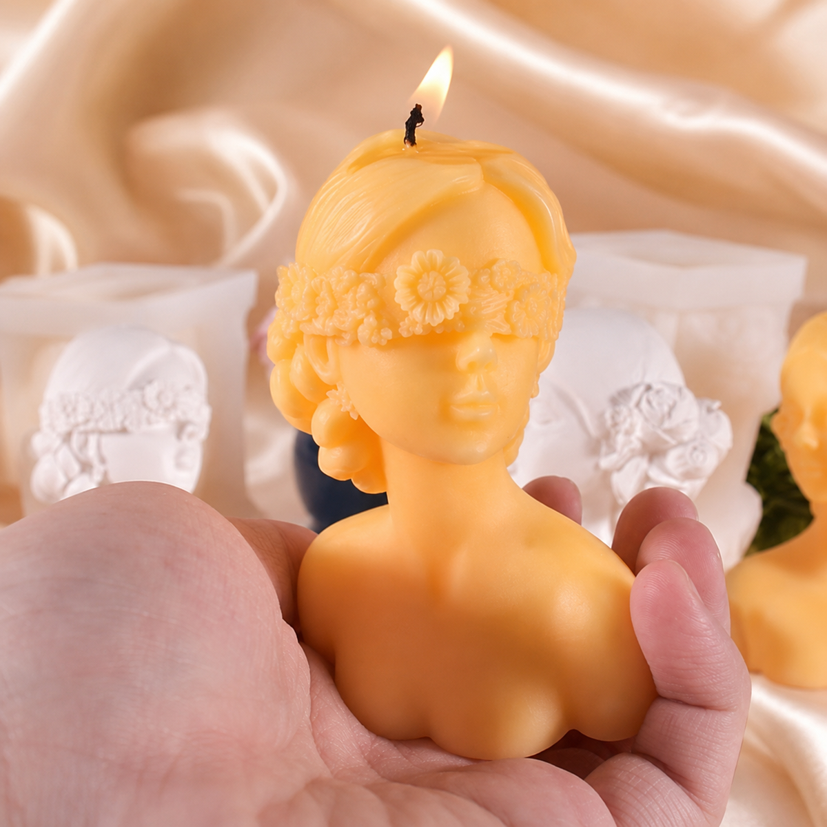 Flower Blindfold Lady I WCM106