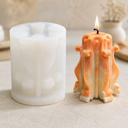 3d Carved Pillar I WCM188