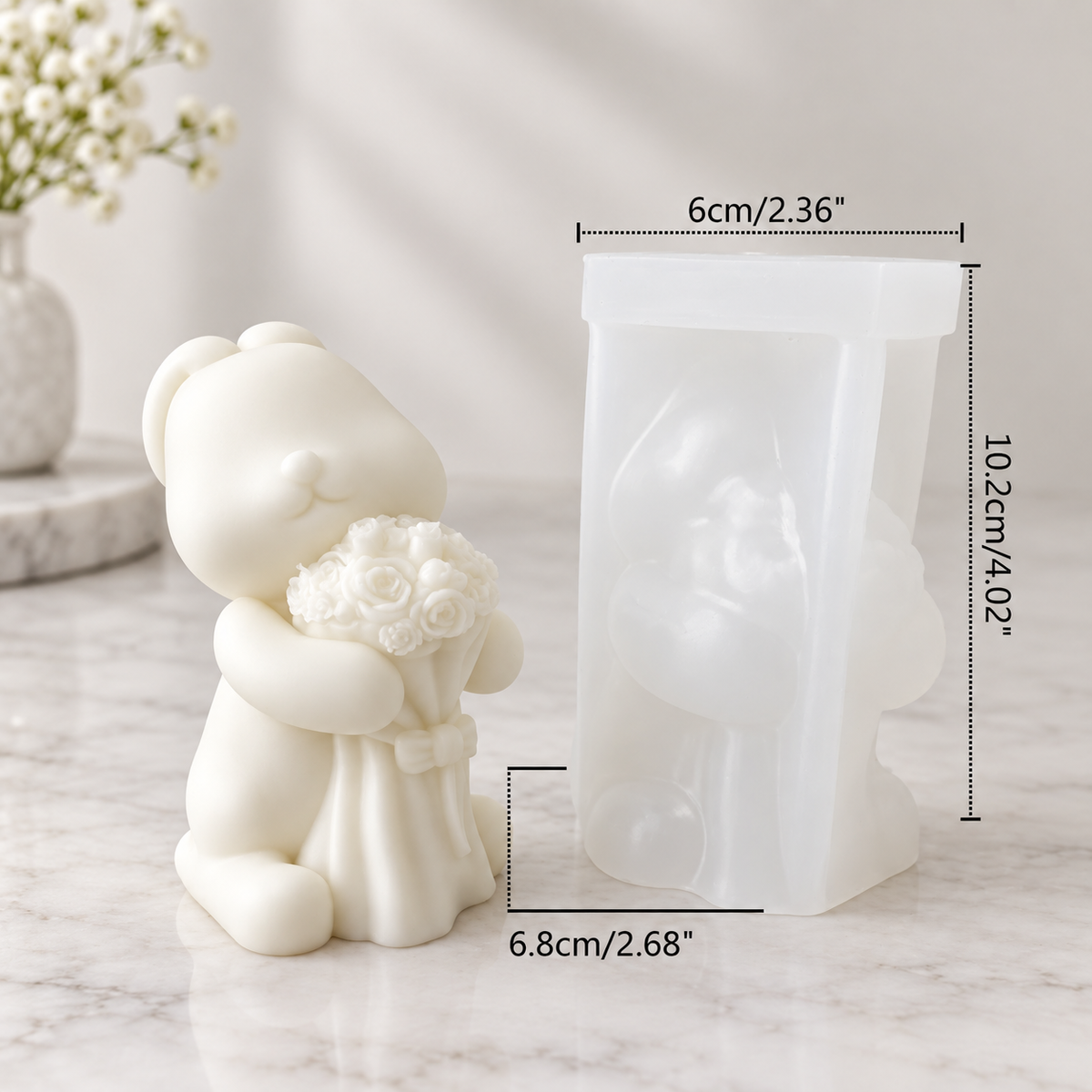Rabbit With Boquet WCM254