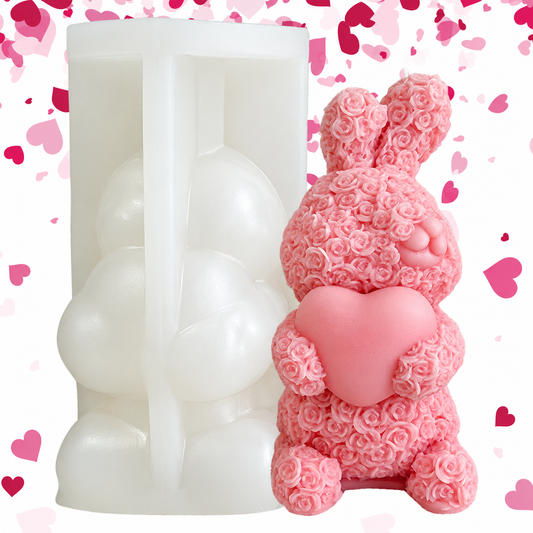 Rabbit Rose Heart WCM256