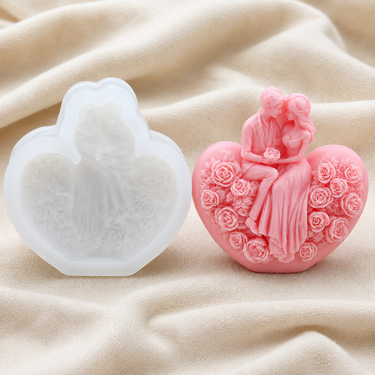 WCM780 Romantic Anniversary Couple Statuette Mold(own)