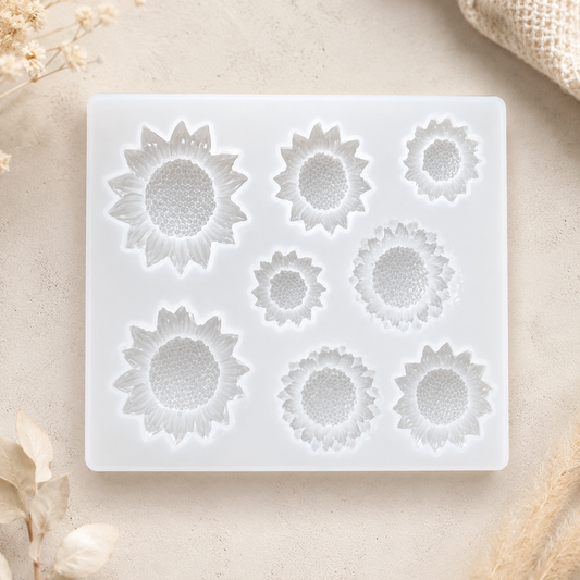 Sunflower Shape Mold | Multi-Size for Art & Craft Making |WCM789 (OWN)