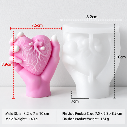Sacred Heart in Hand Mold l WCM802