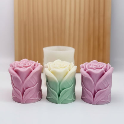 Rose Bud Silicone Candles Mould | WCM825