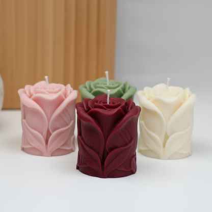 Rose Bud Silicone Candles Mould | WCM825