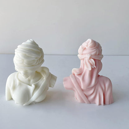 Goddess of Justice silicone candle mold | WCM827