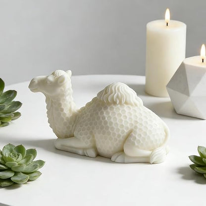 3D Sitting Camel Silicone Mold | WCM832