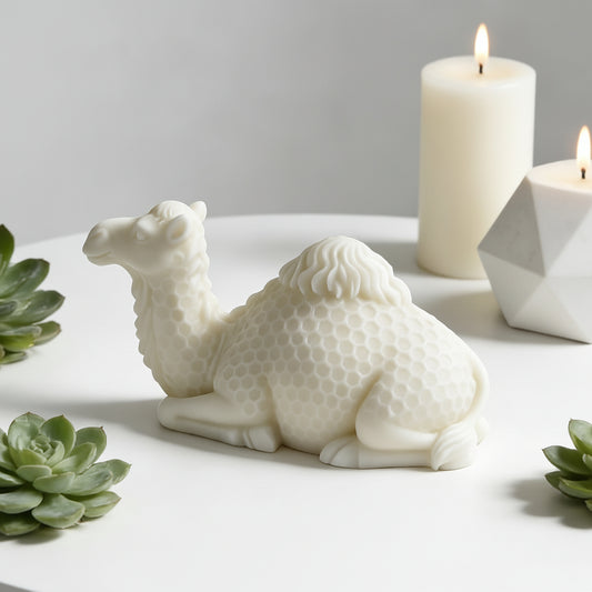 3D Sitting Camel Silicone Mold | WCM832