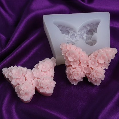 3D floral butterfly silicone mold | WCM834 (OWN)