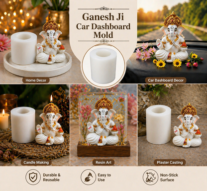 Ganesh Ji Car Dashboard Mold | WCM842