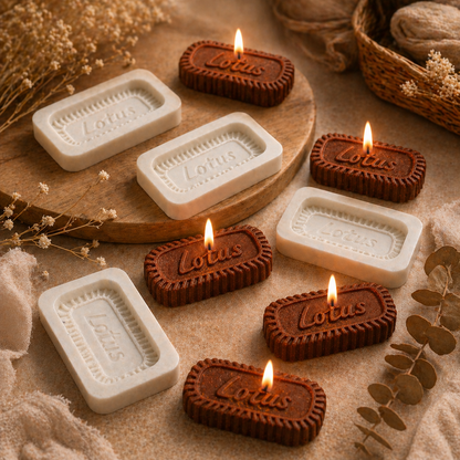 Biscoff Lotus Biscuit Candle Mould | CFM423 (OWN)