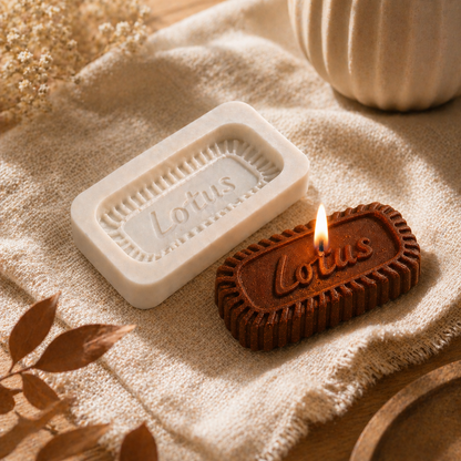 Biscoff Lotus Biscuit Candle Mould | CFM423 (OWN)