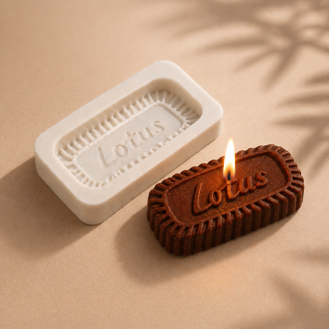 Biscoff Lotus Biscuit Candle Mould | CFM423 (OWN)